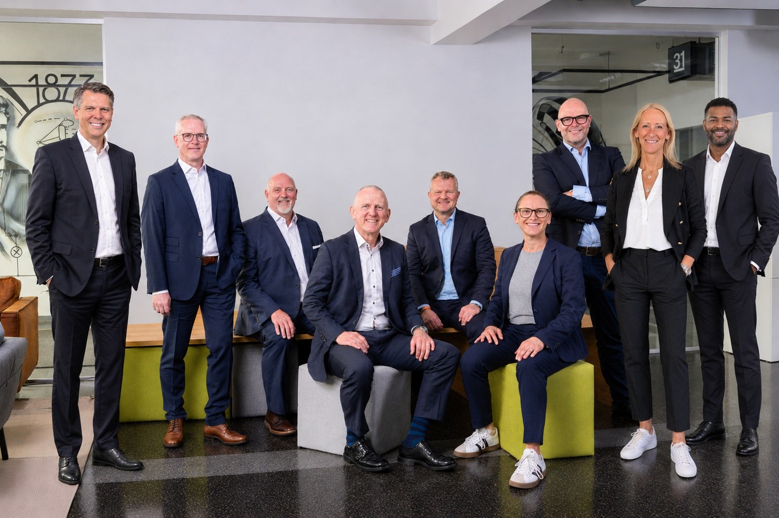 Der AVIZO Core Circle: das Führungsteam des Business Transformation HUB